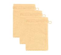 Frottana Gant de Toilette nacré 15 x 20 cm en 100% Coton, Lot de 3