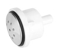FRTmvg Buse à bulles d'air pour spa | Jet de massage à 9 trous pour baignoires et jacuzzis | Design amovible avec protection en caoutchouc | Plastique résistant aux hautes températures (5,5 x 4,8 cm)