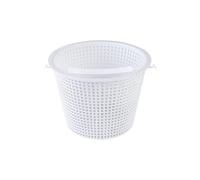 FRTmvg Panier de skimmer robuste en caoutchouc de remplacement - Compatible avec les piscines Hayward SP1070/SP1082, Aladdin et Pentair - Fond lesté et poignée de verrouillage (bleu/blanc) (blanc-S)