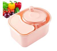 Fruit Cleaner Spinner, rotatif Fruit Washer, 12,6 x 7,48 x 6,1 pouces Multifonction Potato Scrubber, Household Salad Washing Tool, Manuel Washers Basket for Home, Indoor and Outdoor