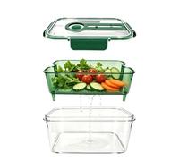 Fruit Containers | Kitchen Vegetable Draining Organizer Box Sealed Product