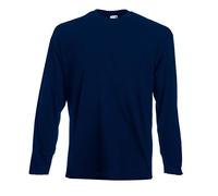 Fruit of the Loom 61-038-0 T-shirt à manches longues - Bleu - XX-Large