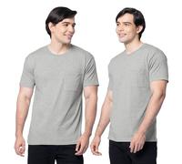 Fruit of The Loom Eversoft Cotton T Shirts, Breathable & Moisture Wicking with Odor Control, Sizes S-4x T-Shirt Homme (Lot de 2)