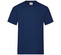 Fruit of the Loom - Heavy Cotton - T- Shirt (Lot de 3) - Homme - Bleu (Navy) - Taille: 2XL