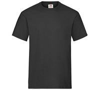 Fruit of the Loom - Heavy Cotton - T- Shirt (Lot de 3) - Homme - Noir - Taille: 2XL