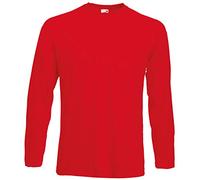 Fruit Of The Loom hommes T-Shirt à manches longues avec Encolure ronde