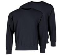 Fruit of the Loom Lot de 2 sweat-shirts classiques Set-In + sac en tissu MyShirt GRATUIT, L