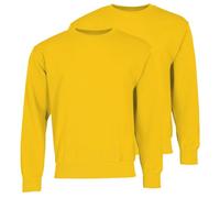 Fruit of the Loom Lot de 2 sweat-shirts classiques Set-In + sac en tissu MyShirt GRATUIT, XL