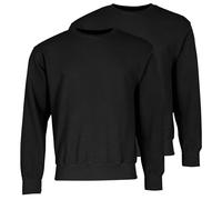 Fruit of the Loom Lot de 2 sweat-shirts classiques Set-In + sac en tissu MyShirt GRATUIT, XXL