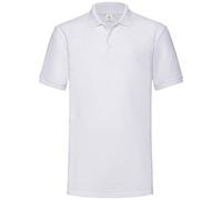 Fruit of The Loom Lot de 3 Polo pour Homme - Blanc - Large