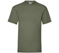 Fruit of the Loom Mens Valueweight T-Shirt Homme - Vert (Classic Olive) - Large