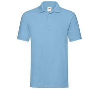 Fruit of the Loom Polo à Manches Courtes pour Homme (2XL) (Bleu Ciel)