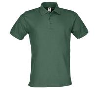 Fruit of the Loom Polo de qualité supérieure | Polo classique en coton pour homme et femme avec col côtelé, boutonnière à trois boutons et fentes latérales