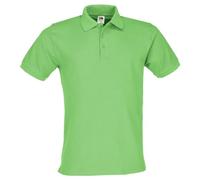 Fruit of the Loom Polo de qualité supérieure | Polo classique en coton pour homme et femme avec col côtelé, boutonnière à trois boutons et fentes latérales