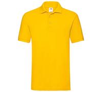 Fruit of the Loom Polo homme 65/35, jaune, XL