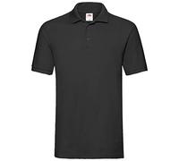 Fruit of the Loom SS035M Polo pour homme - Noir - XXXL