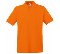 Fruit of the Loom SS035M, Polo T-shirt - Homme - Orange - XX-Large
