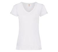 Fruit of the Loom SS047 Valueweight T-shirt col en V pour femme