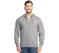 Fruit of The Loom Sweat à Capuche Unisexe pour Adulte, Fermeture éclair complète - Gris chiné, XL