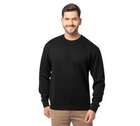 Fruit of The Loom Sweat-Shirts et Sweats Capuche en Polaire Eversoft pour Hommes, Sweat-Shirt, Noir, Taille 3XL, Col Rond - Noir, 3XL