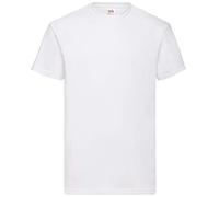 Fruit of the Loom - T-Shirt à Manches Courtes - Homme (4XL) (Blanc)