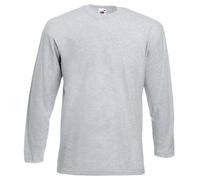 Fruit of the Loom – T-shirt à manches longues Erica – Homme multicolore grigia S