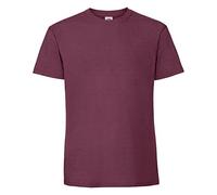 Fruit of the Loom - T-Shirt - Homme (S) (Bordeaux)