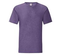 Fruit of the Loom - T-Shirt Iconic - Homme (L) (Violet chiné)