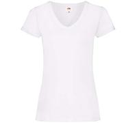 Fruit of the Loom - Valueweight - T-Shirt - Femme - Blanc (White) - 8 (Taille fabricant:X-Small)