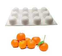 Fruit Orange Forme Dessert Gâteau Silicone Moule Cuisson Fondant Moule Pâtisserie Mousse Poêle Bonbon Pudding Chocolats Moule Plats à Four Plateau Glace Crèmes Art Poêle Forme Gâteau Décoration Outils