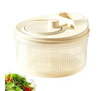 Fruit Spinner Bol de nettoyage manuel avec bec verseur 3,6 l | Égouttoir à fruits pour fruits et épinards, maison, cuisine, restaurant, appartement, dortoir, préparation des repas, camping