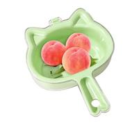 Fruit Washing Bowl - ABS Double Layer Food Strainer Container