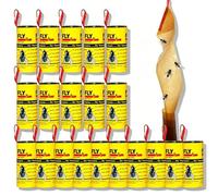 Frutilexia 20 Pièces Anti Moucherons Interieur, Attrape Mouche Collant, Papier Tue Mouche, Ruban Mouche Suspendu, Piège à Mouches, Piege Moucheron, Sûr et Non Toxique, pour l'intérieur et l'extérieur