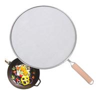 Frying Pan - Splatter Screen - Splash Guard With Hand - Anti-splash Screens | Frying Pan Splatter Screen - Splash Guard With Hand - Anti-splash Screens Guard For Skillets, Non-stick Pans, 1pc Cooking