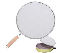 Frying Pan Splatter Screen - Splash - Guard With Hand - Anti-splash Screens | Splatter Screen Guard Pan Frying Grease Splash Cooking Cover | Frying Pan Splatter Screen