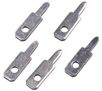FS-P 2,8 - Fiche plate pour montage sur circuit imprimé, largeur 2,8 mm