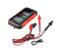 FS899L Multimètre numérique intelligent avec 6000 comptes, écran couleur de 4,8", rechargeable par USB, classification automatique, détection NCV, lampe de poche, stockage de données pour électriciens