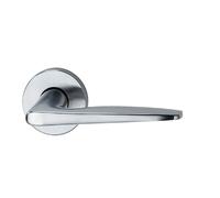 FSB 1058 - Paire de béquilles sur rosace - Aluminium naturel