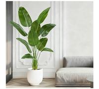 FSOHOI Arbre Artificiel 180m Oiseau du Paradis, Plante Artificielle PE Bananier Artificiel, Fausse Plante Interieur, Palmier Tropical Faux Arbre Vert avec Pot pour Decoration Maison Salon Chambre