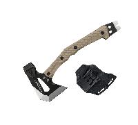 FT-02 | Hache de survie multifonction pour camping extrieur avec tui de protection