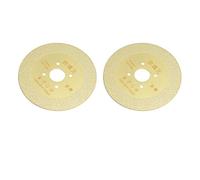 FTVOGUE 2 Pièces Lame de Diamant 100 Mm pour Meuleuse D'angle Lame de Scie Ultra Fine 1 Mm avec Acier à Haute Teneur en Manganèse pour Carrelage en Porcelaine, Céramique, Ma (100x15mm / 3.9x0.6in)