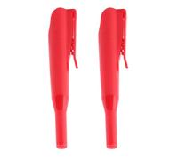 FTVOGUE 2pcs Carpenter Crayon Couverte, Nez Long, Poignée Antidérapante, Couvercle de Protection, Super, Couvercle de Marqueur de Trou Profond, Conception pour les Crayons de Charpentier à Trous