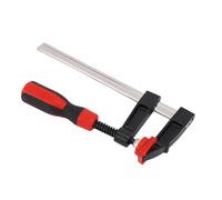 FTVOGUE 6 Inch F Clamp, Ergonomic Handle, Heavy Duty Design for Clamping | Force de serrage de 300 lb, Utilise de l\'acier au carbone, Idéal pour la menuiserie, Idéal pour les tâches de réparation à