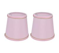 FTVOGUE Abat-jour de Style Européen pour Douille E14, Rose Lot de 2