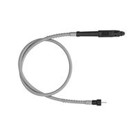 FTVOGUE Adaptateur d'arbre Flexible Câble d'extension de Perceuse en Caoutchouc ABS avec Mandrin de 0,3 à 3 Mm 8 000 à 12 000 Tr/min Connexion par acile pour Outil Rotatif Gravure Polissage