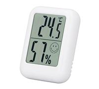 FTVOGUE Affichage Numérique de la Température et de l'humidité Thermomètre électronique ABS Hygromètre 14 Fahrenheit à 122 Fahrenheit 10 pour Cent à 99 pour Cent RH pour Moniteur Intérieur de