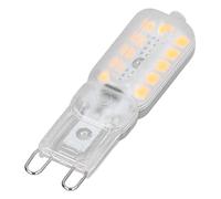 FTVOGUE Ampoule LED G9 à intensité Variable 5 W 22 LED G9, Lot de 6 avec 360 Degrés, sans Scintillement, sans Bourdonnement, 50 000 Heures pour Ventilateur de Plafond, Lampe de (Blanc naturel