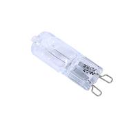 FTVOGUE Ampoules Halogènes G9, Verre Transparent, 40W 220V, 2800-2900K, Pack de 10 Pièces pour Lustres et Projecteurs