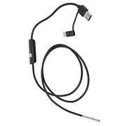 FTVOGUE AN100-3.9 Caméra D'Inspection Endoscopique HD 3,9 Mm Endoscope IP67 étanche 6 LED Réglables Résolution 1280 X 720 avec Câble USB de Type C pour Inspection de Vidange de Tuyau (Cordon souple
