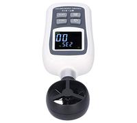 FTVOGUE Anémomètre Numérique Portatif, Compteur de Vitesse du Vent, écran LCD en Plastique, 0,4 à 30,0 M/s, 5 Unités, Mini Anémomètre Portable pour la Mesure du Champ de Production d'énergie éolienne
